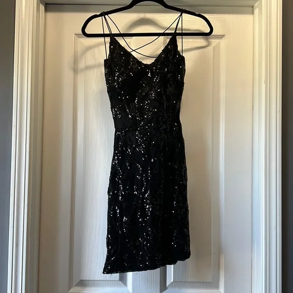 Dresses | Black Short Homecoming Dress Never Worn | Poshmark